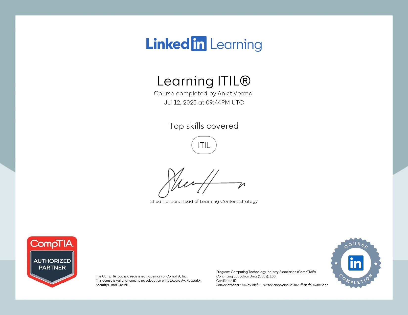 ITIL Certification